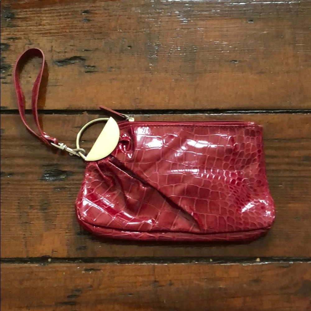 Red wristlet / clutch